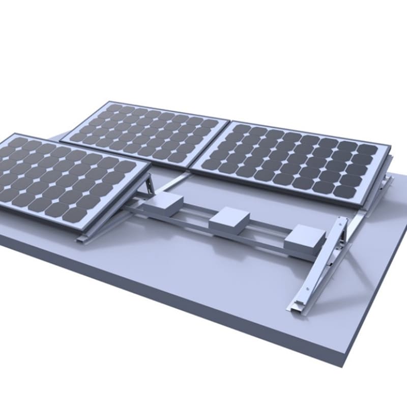 Soporte de montaje de panel solar del sistema solar de techo plano solar-Koodsun