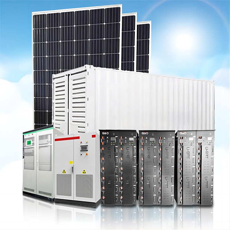 Sistema de energía solar Sistema de almacenamiento de energía de 500 KW con batería-Koodsun