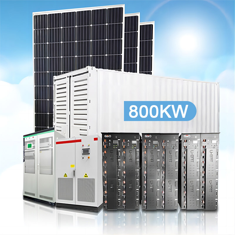Planta de energía solar híbrida ESS 800KW para uso comercial-Koodsun