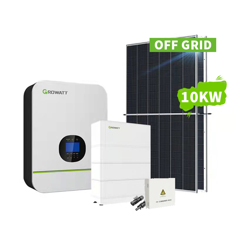 Sistema de energía solar fuera de la red 10KW para uso doméstico Juego completo-Koodsun