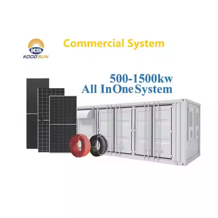 Solar Energy System Factory Price Koodsun 200kw 300kw 500kw Commercial Hybrid Solar System With High Voltage Battery-Koodsun