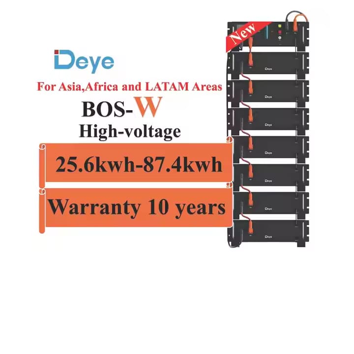 Deye BOS-W High Voltage 51.2V 100Ah 5.12kwh Solar Battery | Built-in BMS | Fast Charge & Expandable Capacity-Koodsun