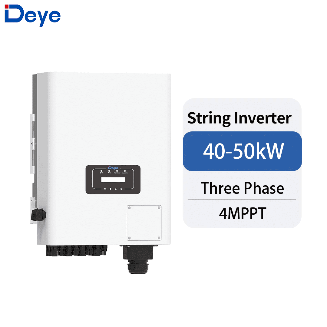 Deye in Stock High Quality SUN-40K-G04 40KW Solar Inverter With MPPT Pure Sine Wave Solar Inverter-Koodsun