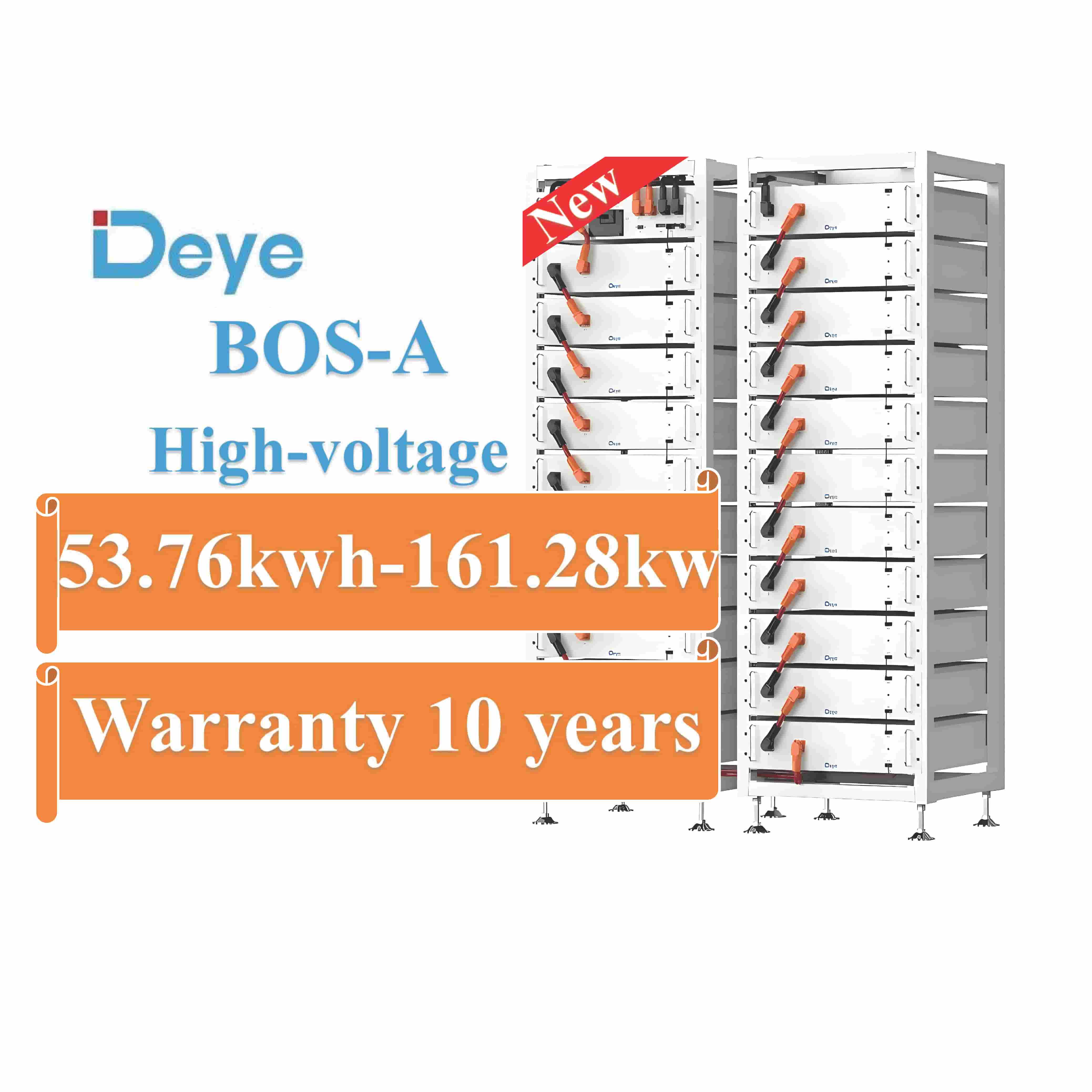 Stock Deye Bos-A-pack 7.68kwh HV LiFePO4 Battery 38.4v 200ah Energy Storage With BMS for Energy Storage System-Koodsun