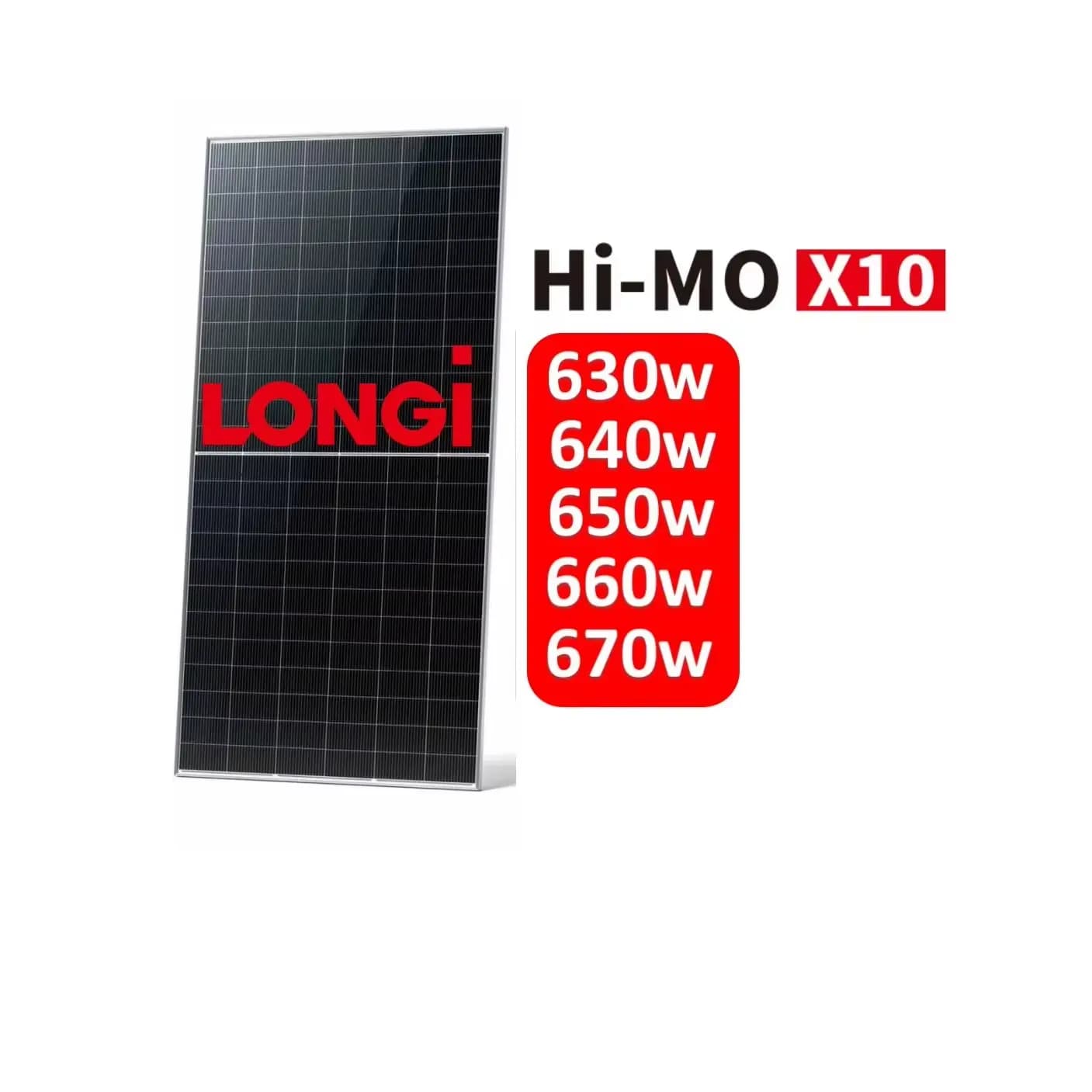 Longi Himo X10  Solar Panels 650 Watt HIMOX10 640w 650W  Solar Photovoltaic Panels Monocrystalline Solar Panels-Koodsun