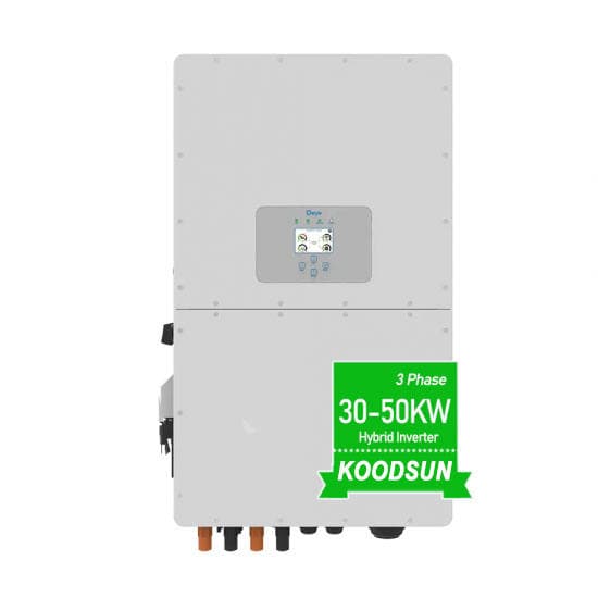 Deye SUN-30K-SG02HP3-EU-AM3 Hybrid  Three Phase Inverter 400v on off Grid 30kva 30 kw Solar Inverter 30kwh 50kwh Battery-Koodsun