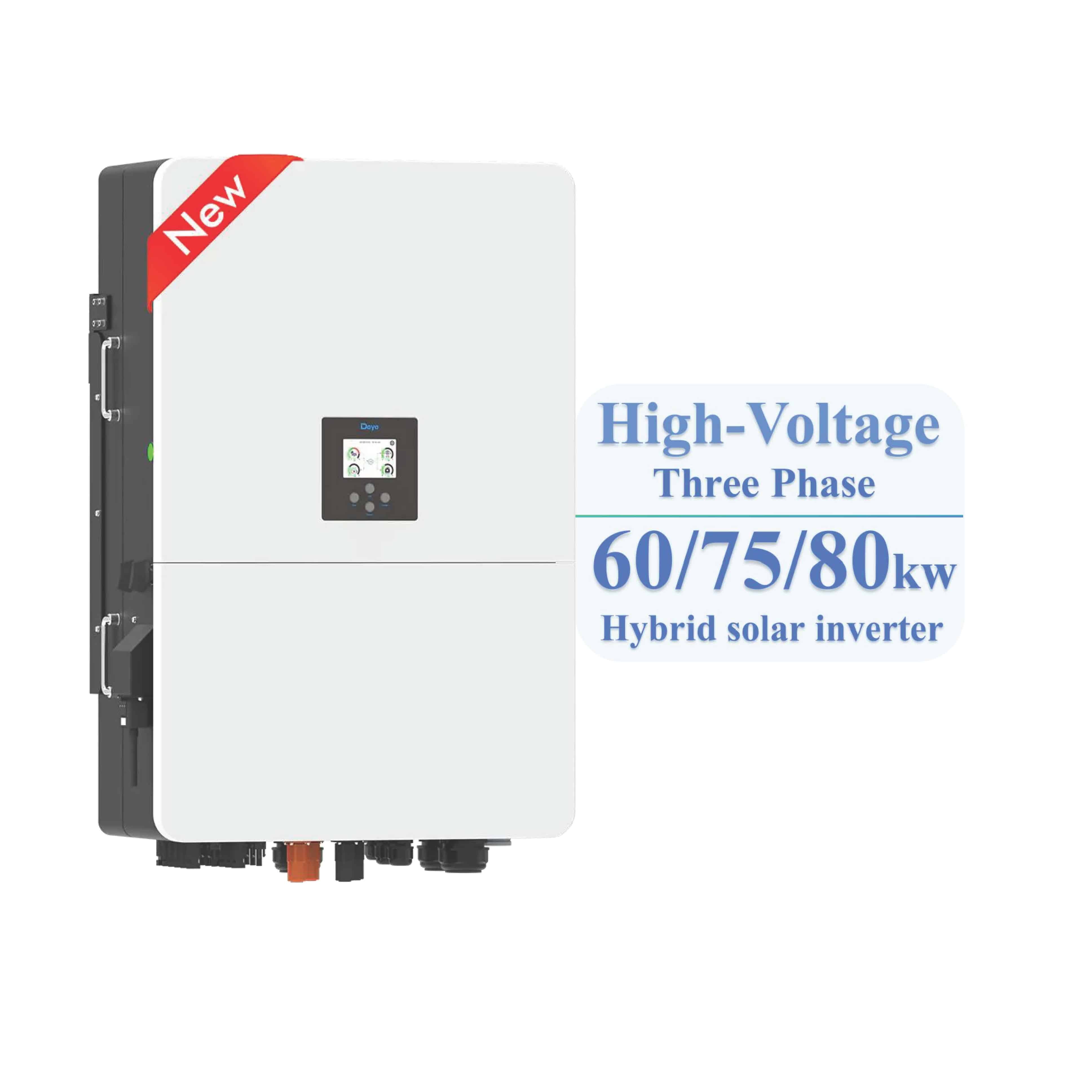 Deye Hybrid Inverter Solar Power Inverter Hybrid 3 Phasen Eu 80kw SUN-80K-SG02HP3-EU-EM6-Koodsun